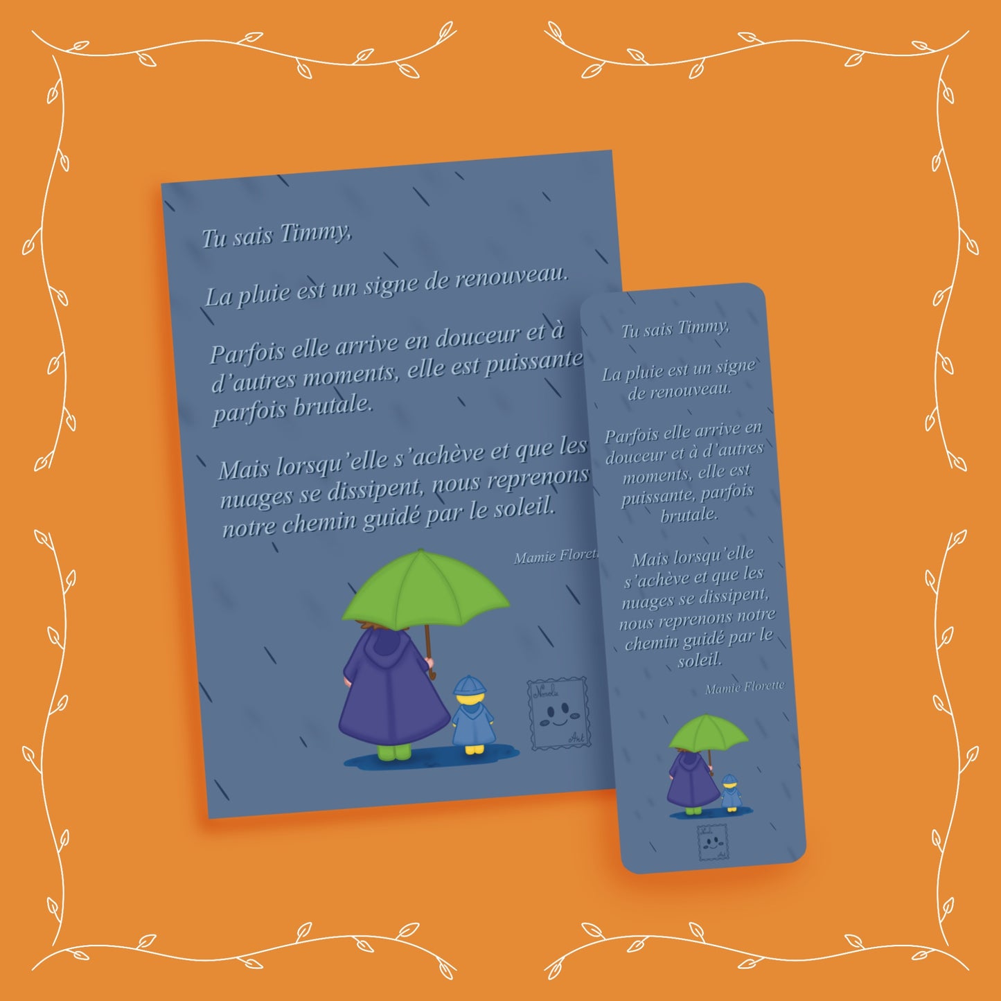 Print A6 Sous la pluie
