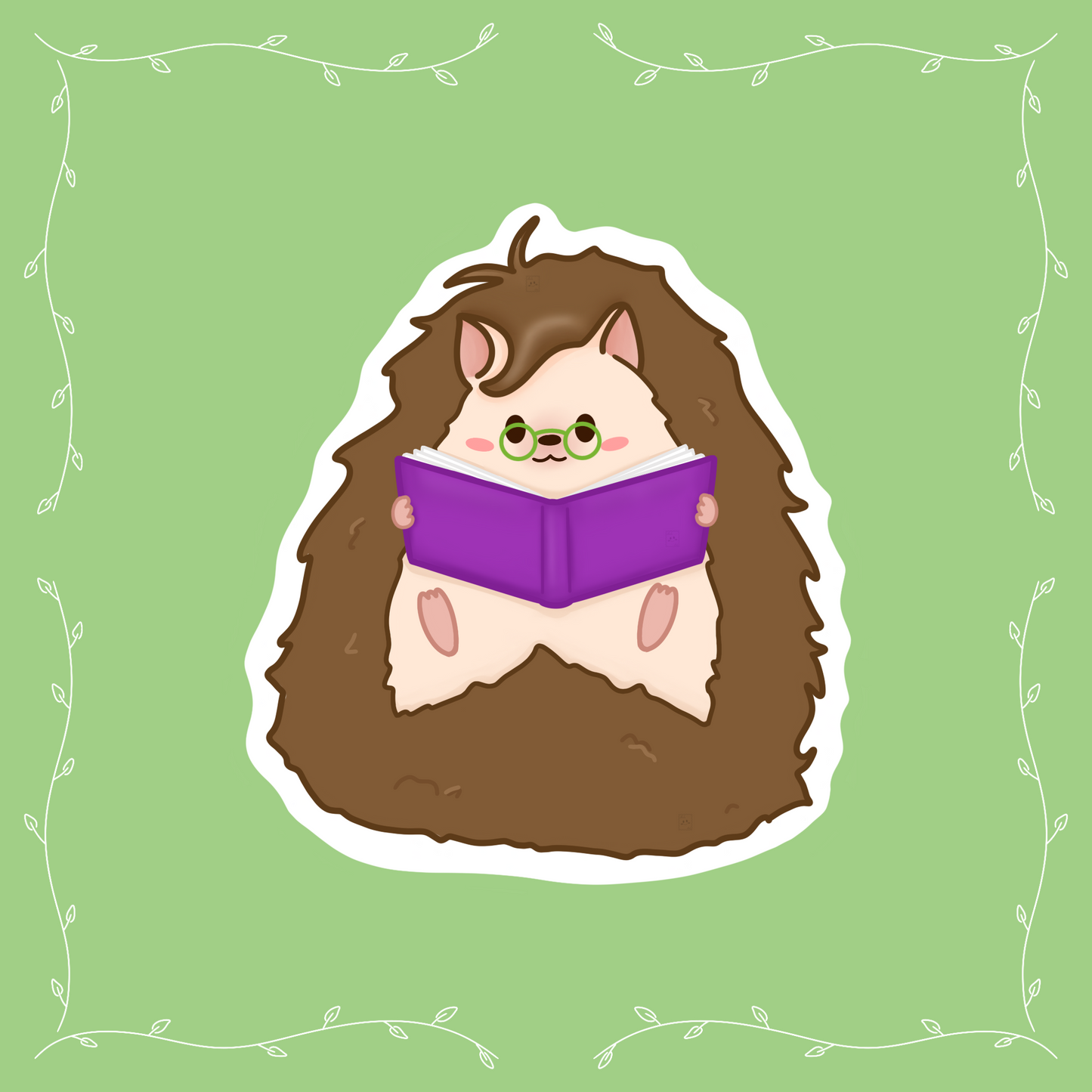 Sticker Lecture de Mamie Florette