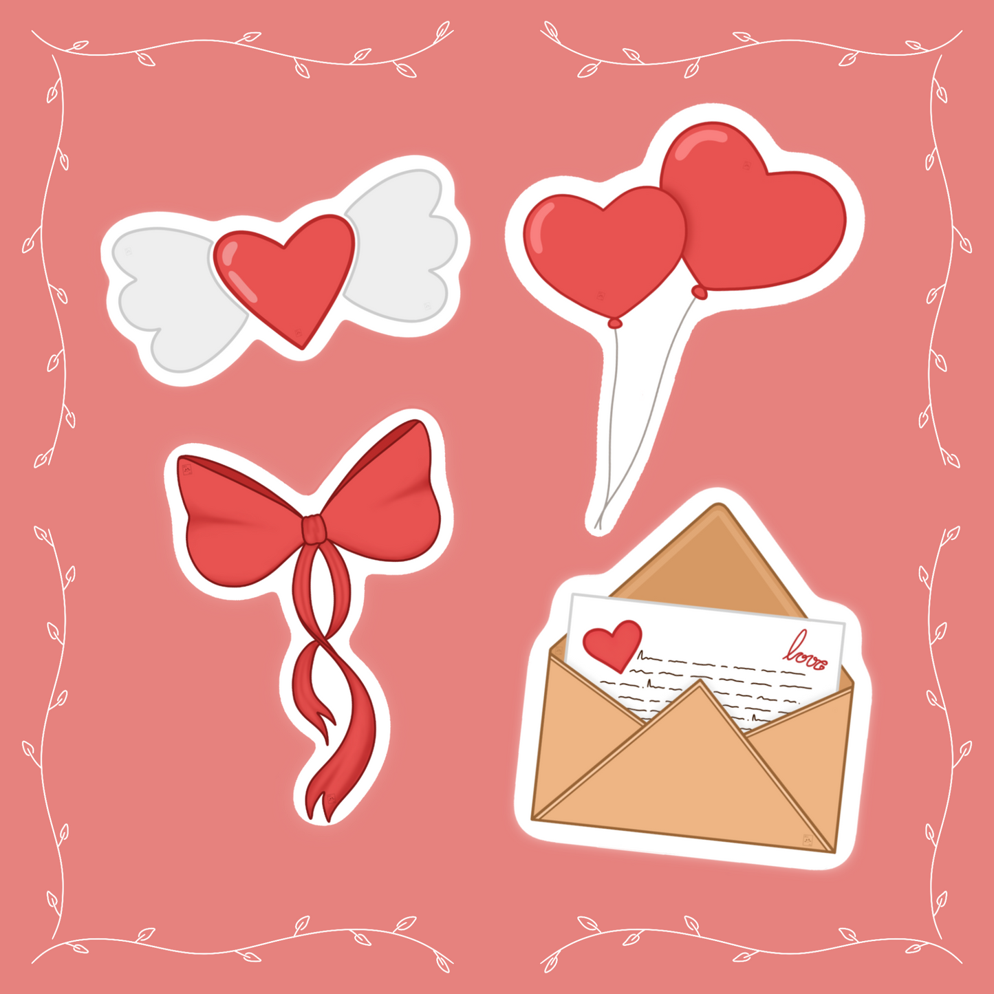 Pack de stickers Amour Éternel