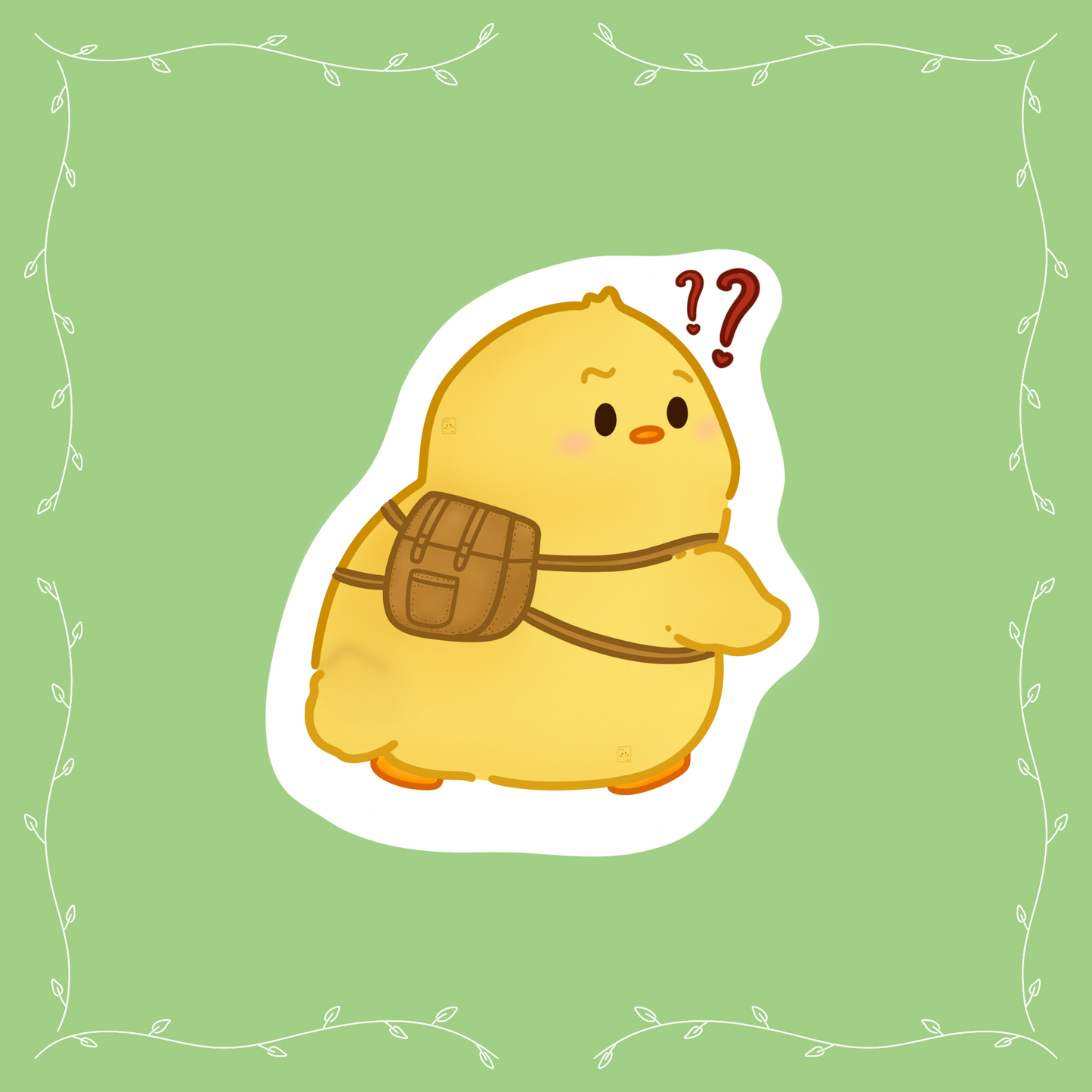 Sticker TimTim le poussin hypersensible