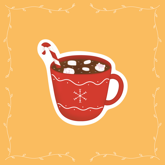 Sticker Chocolat chaud