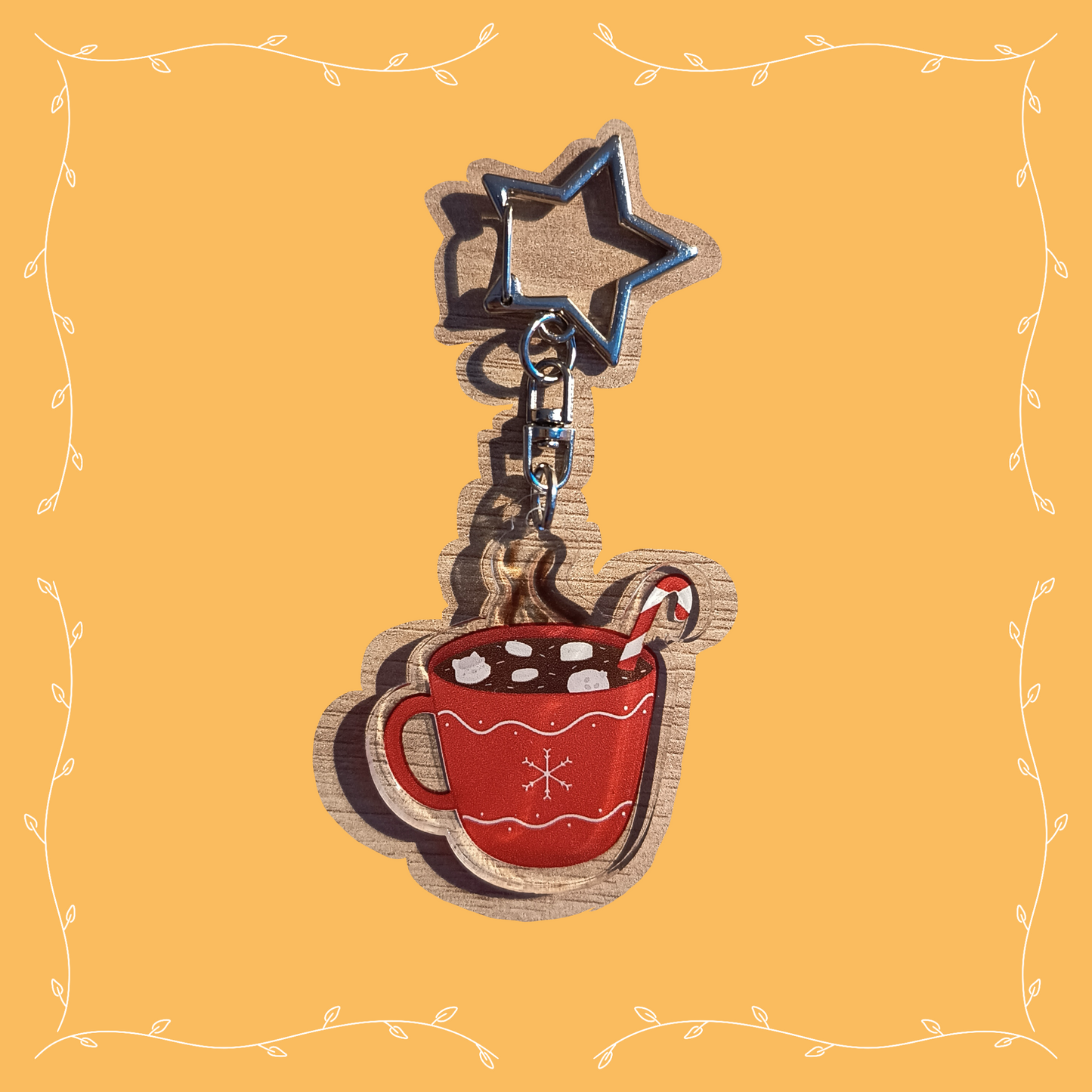 Porte-clés Chocolat chaud