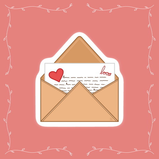 Sticker Lettre d'Amour